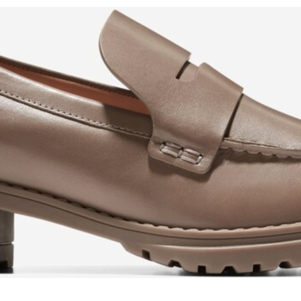 Cole Haan Elegant Women's Loafers in Taupe - Picture 2 of 6